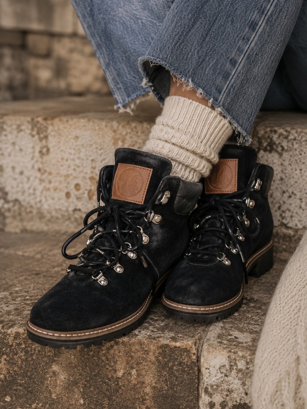 Free People x Coconuts Matisse Lug Sole Hiker Citywalk Lace Up Boots